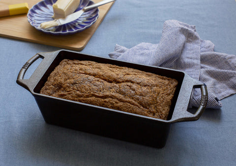 Available Now  - LODGE 8.5 Inch x 4.5 Inch Seasoned Cast Iron Loaf Pan