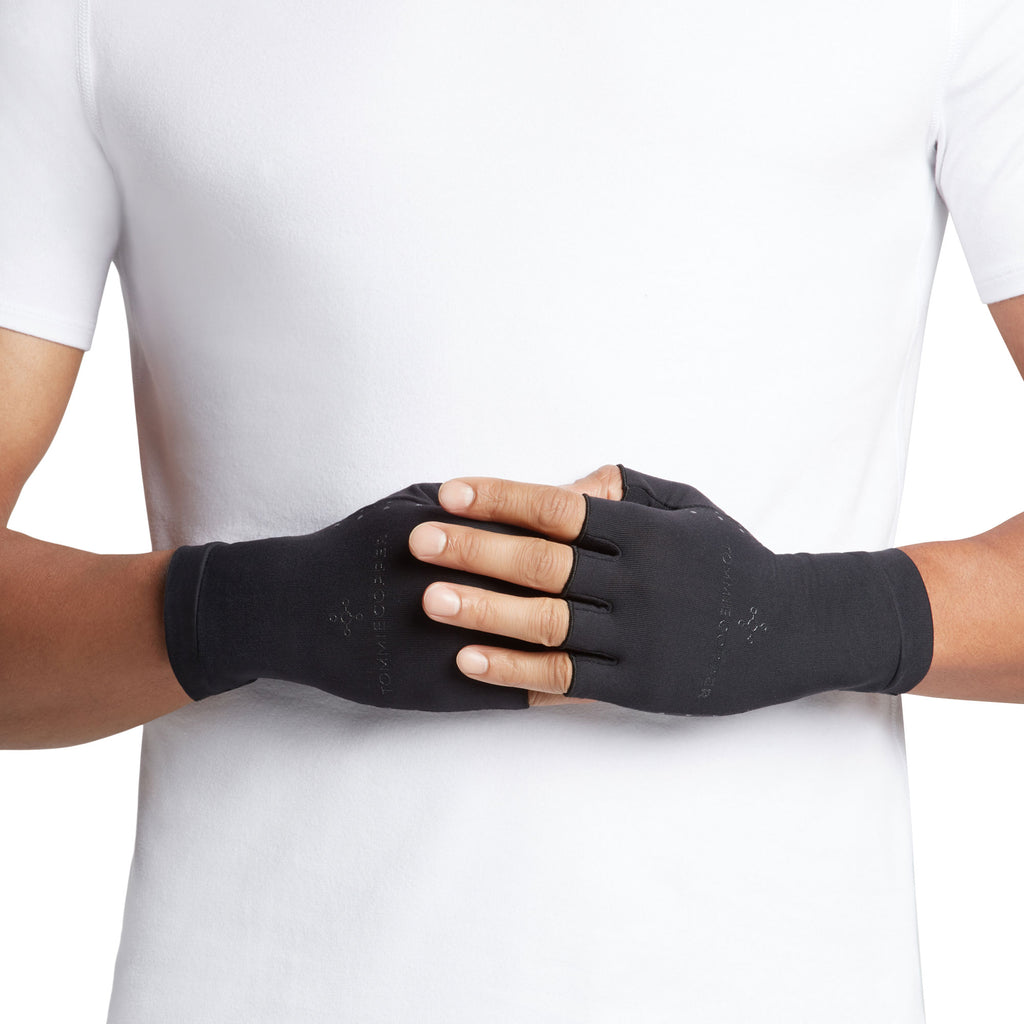 Core Compression Infrared Half Finger Gloves