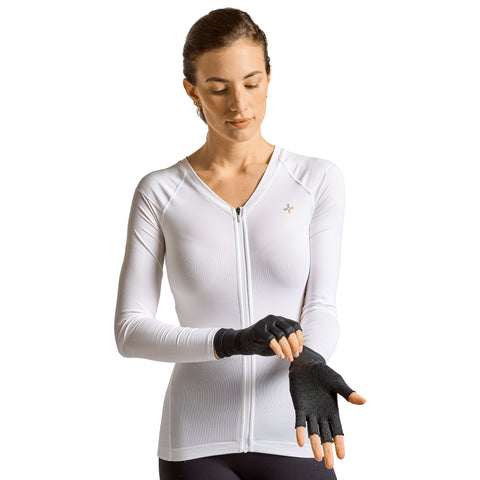 Core Compression Infrared Half Finger Gloves