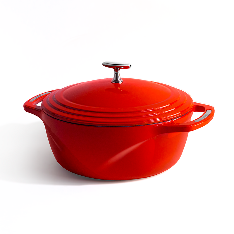 Lodge USA Enamel™ 6 Qt. Enameled Cast Iron Dutch Oven, - Made in USA CHOOSE from 3 colours