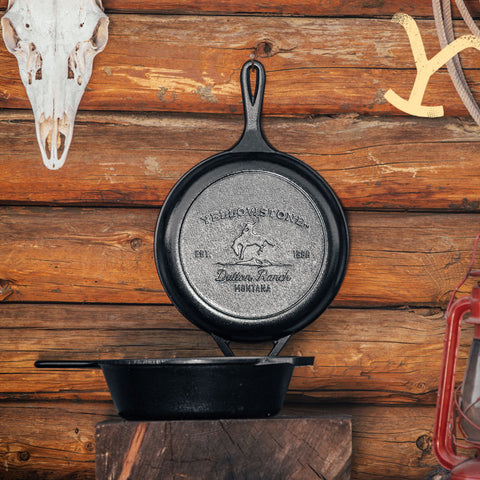 Yellowstone™ 12 Inch Cast Iron Steer Skillet By Lodge