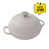 Lodge Enameled Cast-Iron   Bread Oven Cloche , Oyster 10.35"