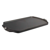 LODGE 19 x 9.5 Inch Seasoned Cast Iron Reversible Grill/Griddle