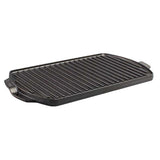LODGE 19 x 9.5 Inch Seasoned Cast Iron Reversible Grill/Griddle