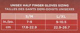 Core Compression Infrared Half Finger Gloves