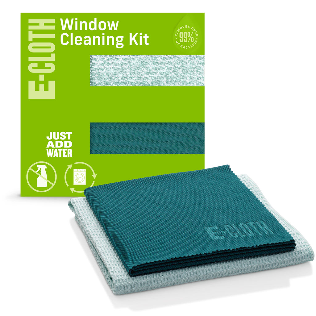 E-CLOTH WINDOW CLEANING kit 2 CLOTHS