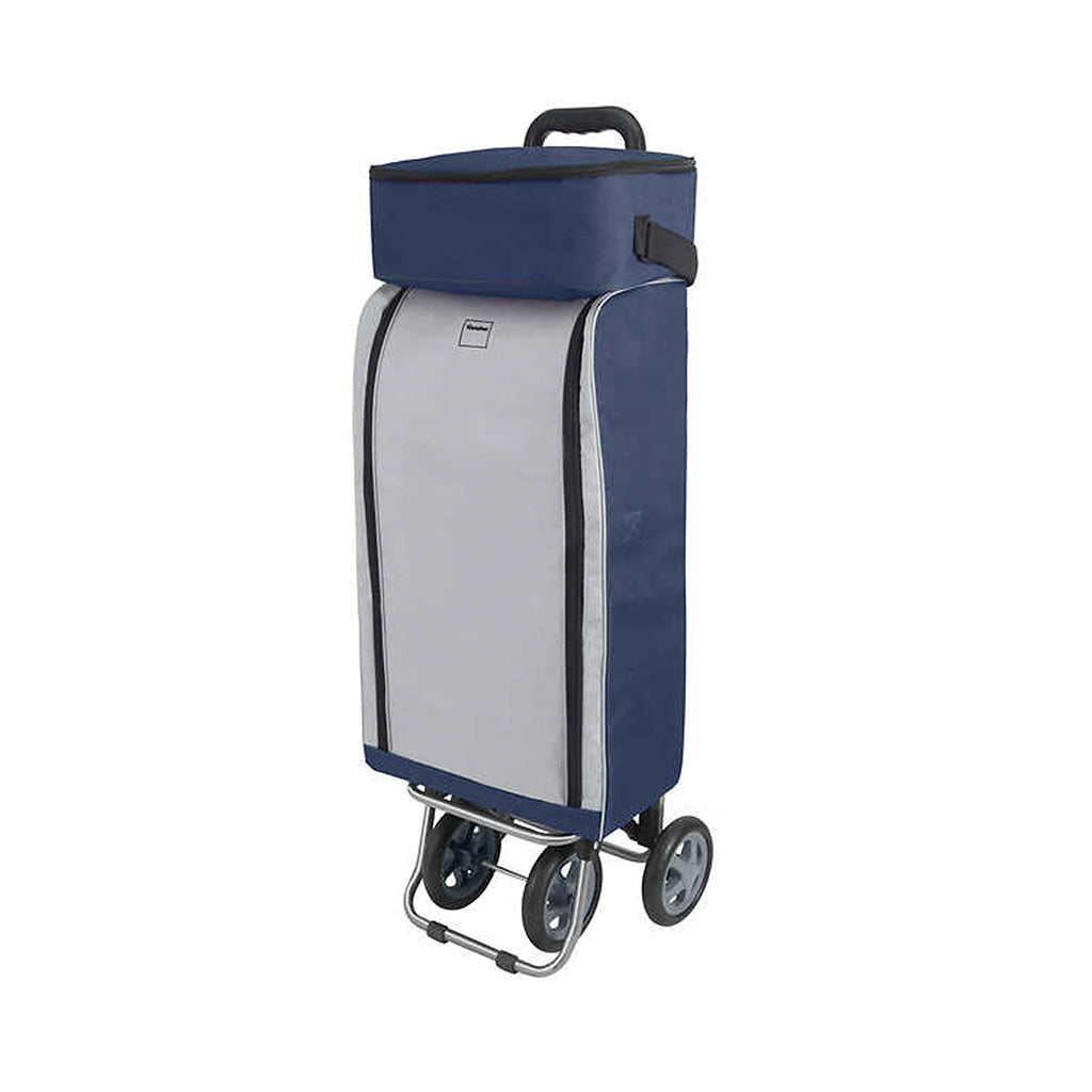 Lotus Shopping Trolley With Insulated Portable Bag by Metaltex