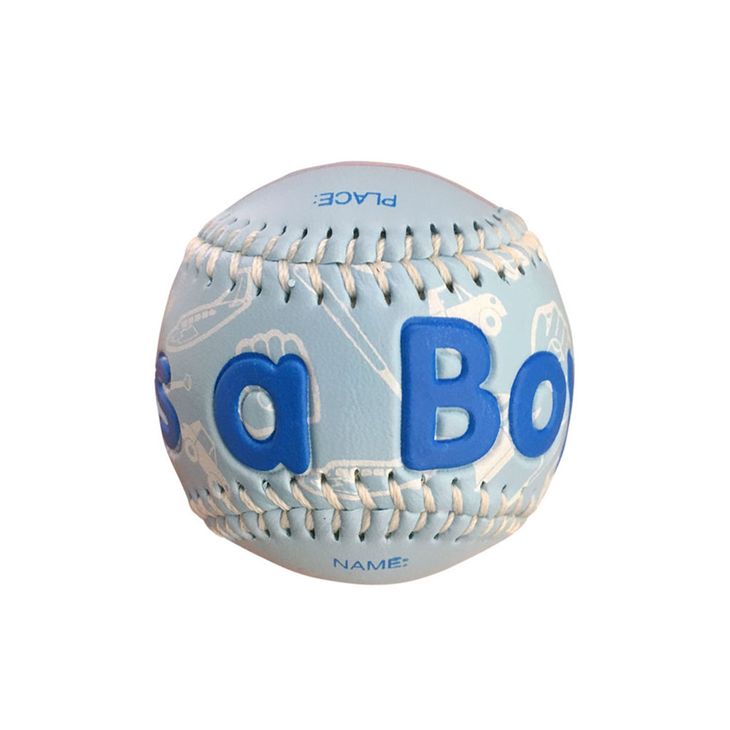 "It’s a Boy" Baseball In Acrylic Cube by Counseltron