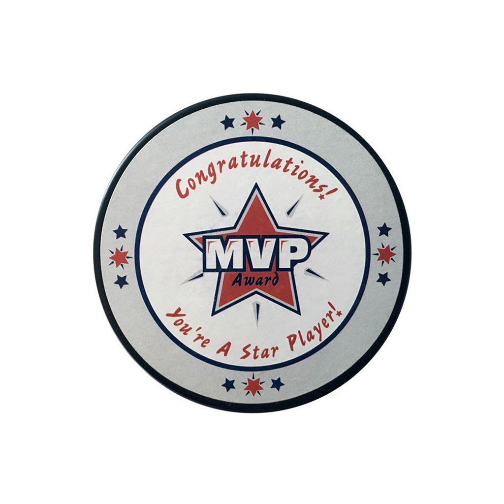 "MVP" Hockey Puck In Cube by Counseltron