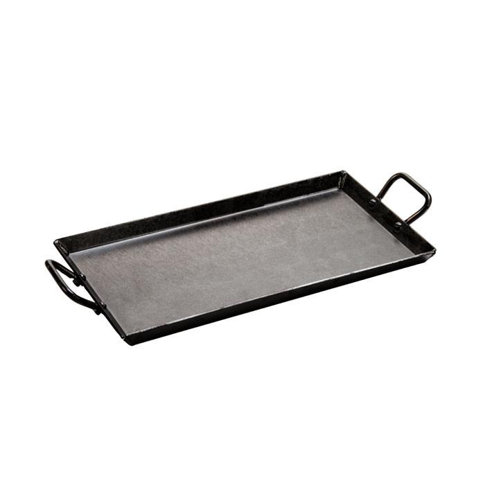 Seasoned Carbon Steel Griddle 18”x10” / 46x25 cm by Lodge