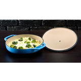 Enamel Covered Casserole 3.6 qt  (Blue) by Lodge