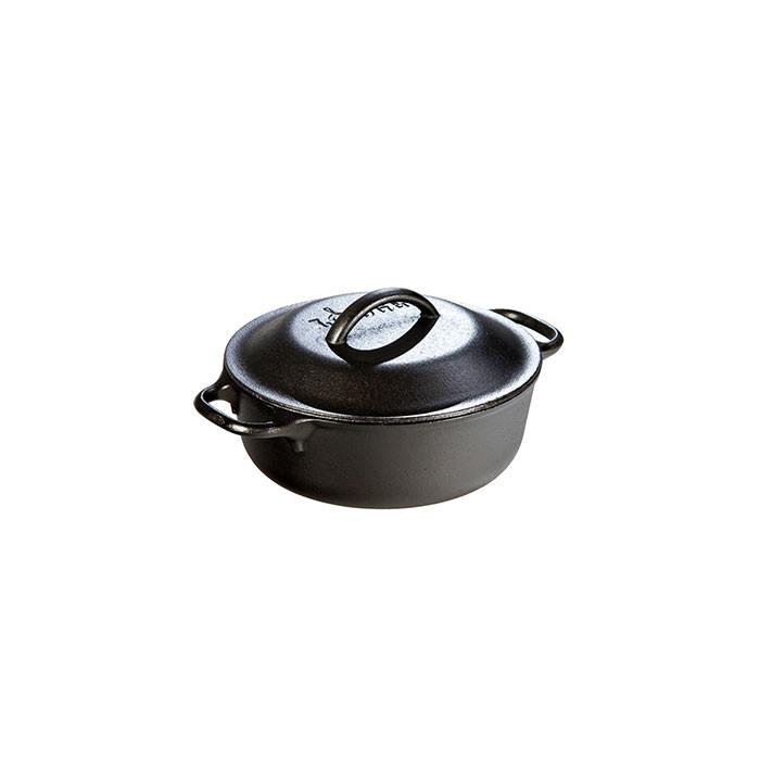 Cast Iron Serving Pot 1 qt. (with loop handles) by Lodge