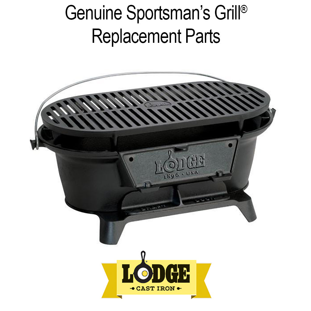 Lodge Cast Iron 12 Charcoal Camping Round Kickoff Grill 