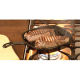 Square Cast Iron Grill Pan 10.5 Inch by LODGE