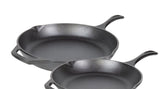 CHEF COLLECTION 2 PIECE SET 10" and 12" skillet