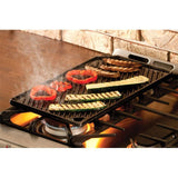 Cast Iron Reversible Grill/Griddle 16.75 Inch x 9.5 Inch by Lodge