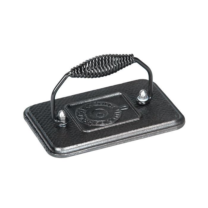 Cast Iron Grill Press 6.75 Inch x 4.5 Inch by Lodge