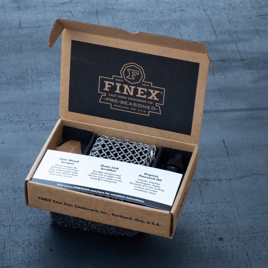 FINEX CK1-10001 3-Piece Cast Iron Care Kit