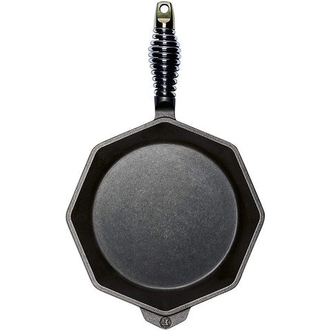 Lodge Cast Iron Blacklock 12 Square Triple Seasoned Cast Iron Grill Pan in  Black