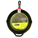 12 Inch Cast Iron Skillet with Maple Leaf Scene  by Lodge